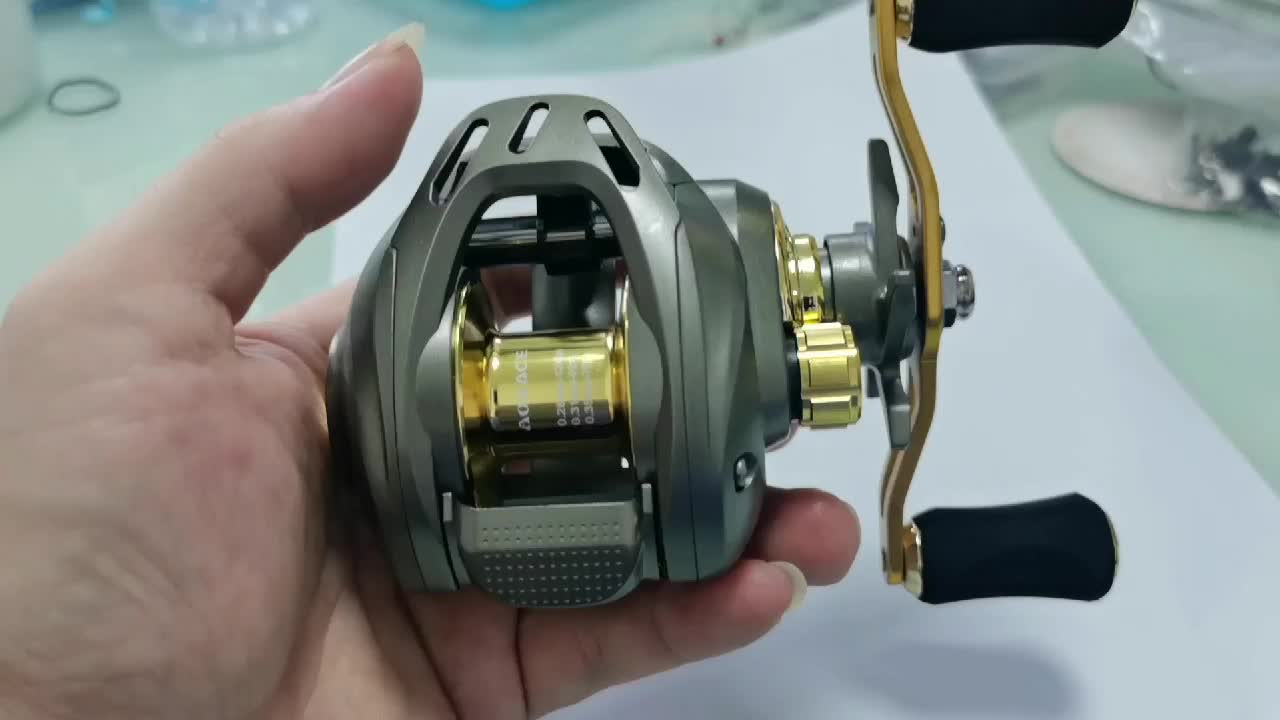 New Fishing Reels Baitcasting Reel High Speed 5.2:1 Gear Ratio Fresh  Saltwater Magnetic Brake System Ultralight Fishing Lure Set