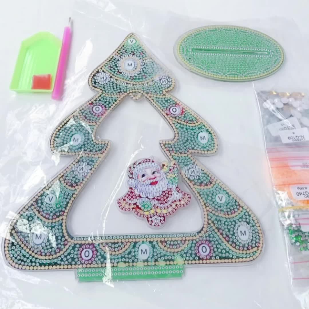 5d Artificial Diamond Gems Diy Double Sided Art Christmas - Temu Republic  of Korea