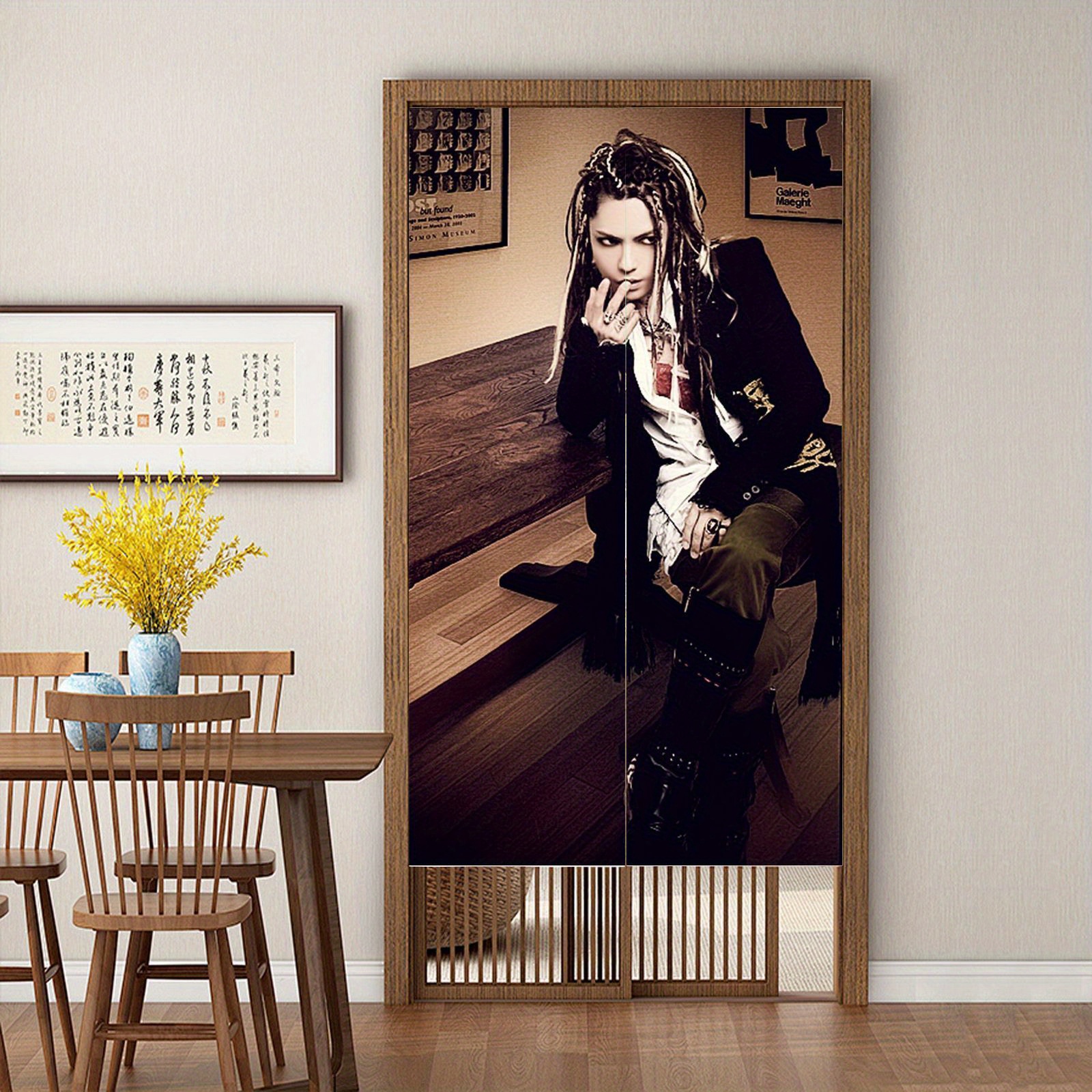 TEMU Noren Curtains Blackout Fn Popular Privacy Curtains Room Divider Curtains Entrance Curtains Long Curtains Noren Curtains Room Dining Room