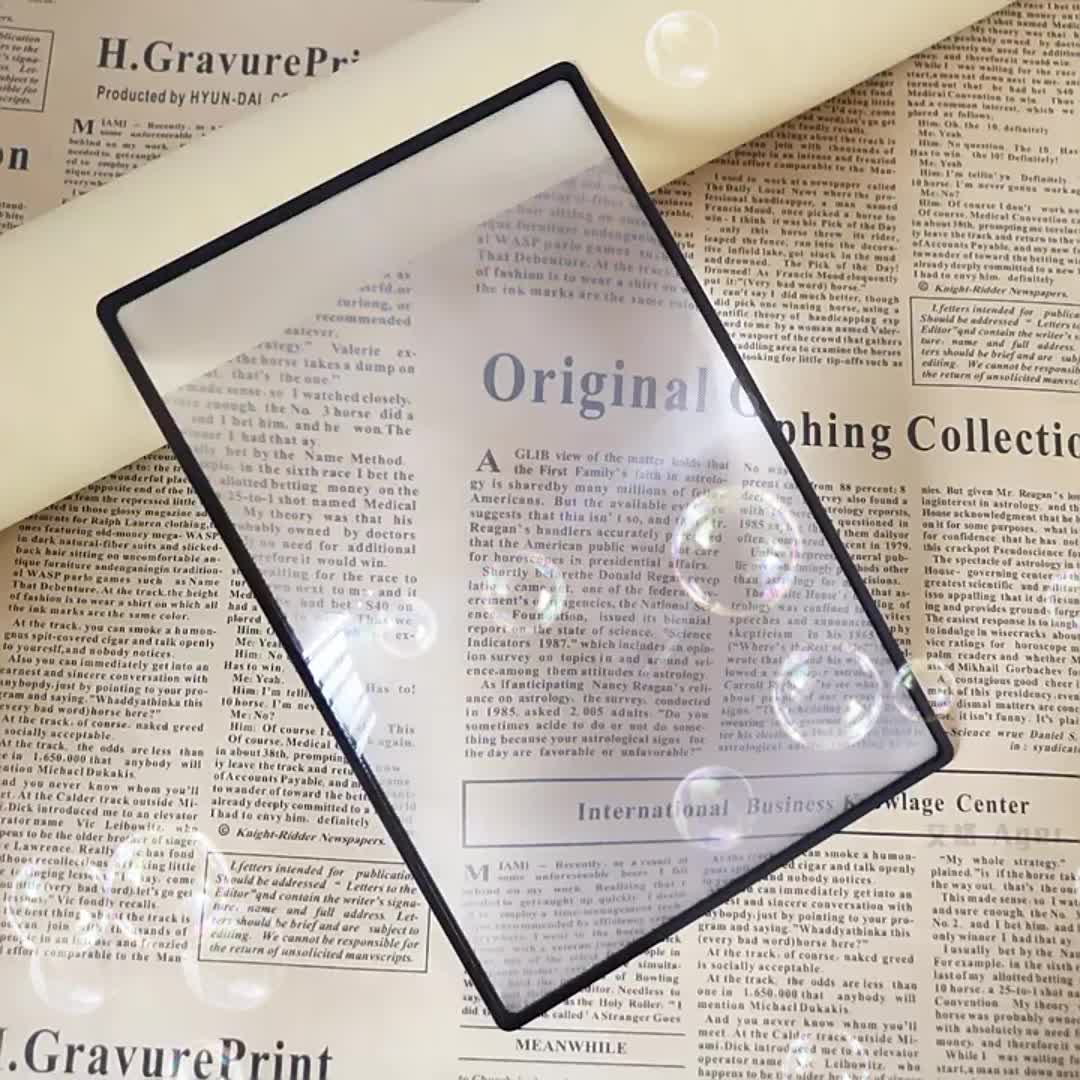 5x 20x Large Magnifying Glass For Reading Full Book Pages - Temu