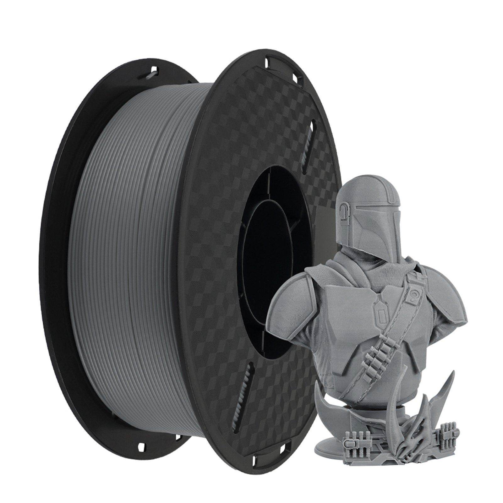 

Kingroon 3d Printer Filament - Hs-pla, 1.75mm, 1kg Spool, High-quality, , Grey