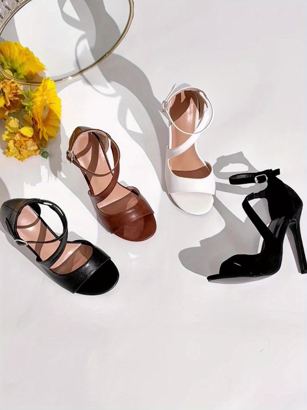 Zara Basic Sandalias Zara Mujer Tacon Sandalias Blancas Mujer