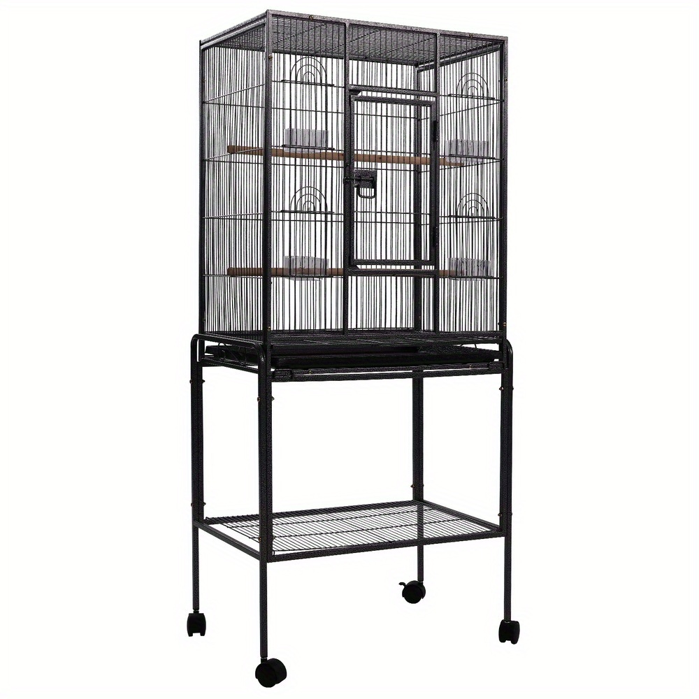 i pet bird cage large cages 144cm parrot aviary stand alone budgie wheels castor Product details 1