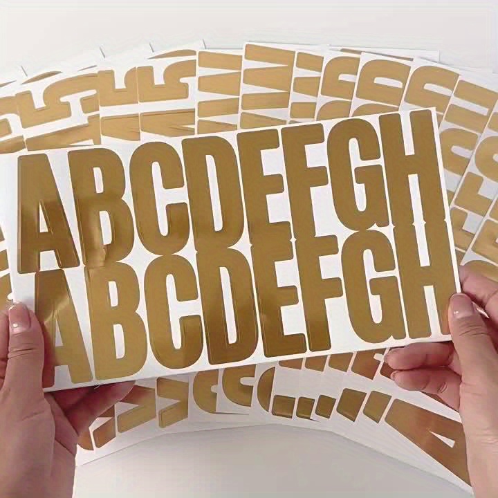 Large Letter Stickers Letter Stickers Self adhesive - Temu