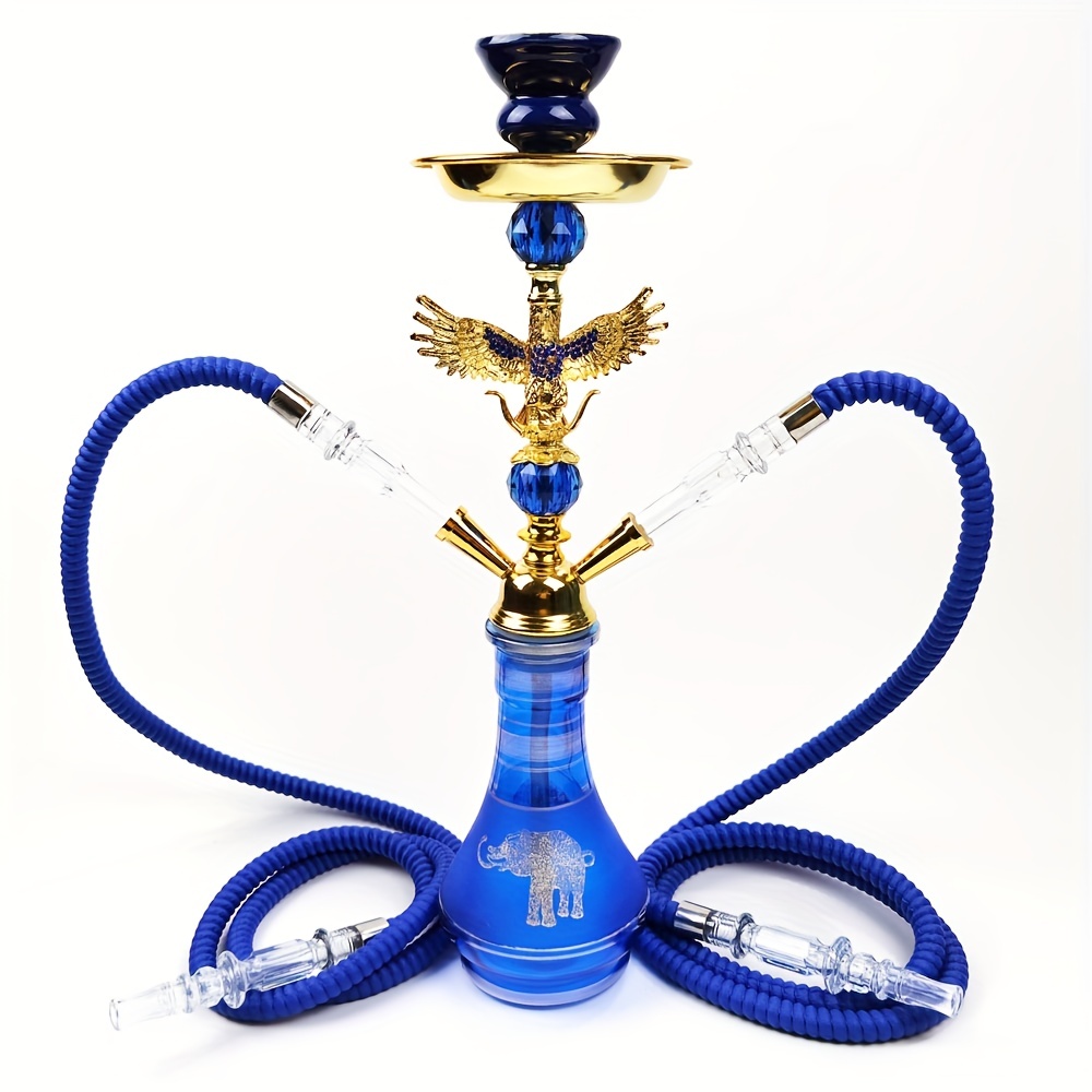 1pc Mini Hookah Water Pipe With Bendable Filtered Mouthpiece, Cleanable &  Dual Purpose For Men