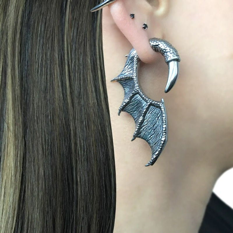 Dragon on sale wing earrings