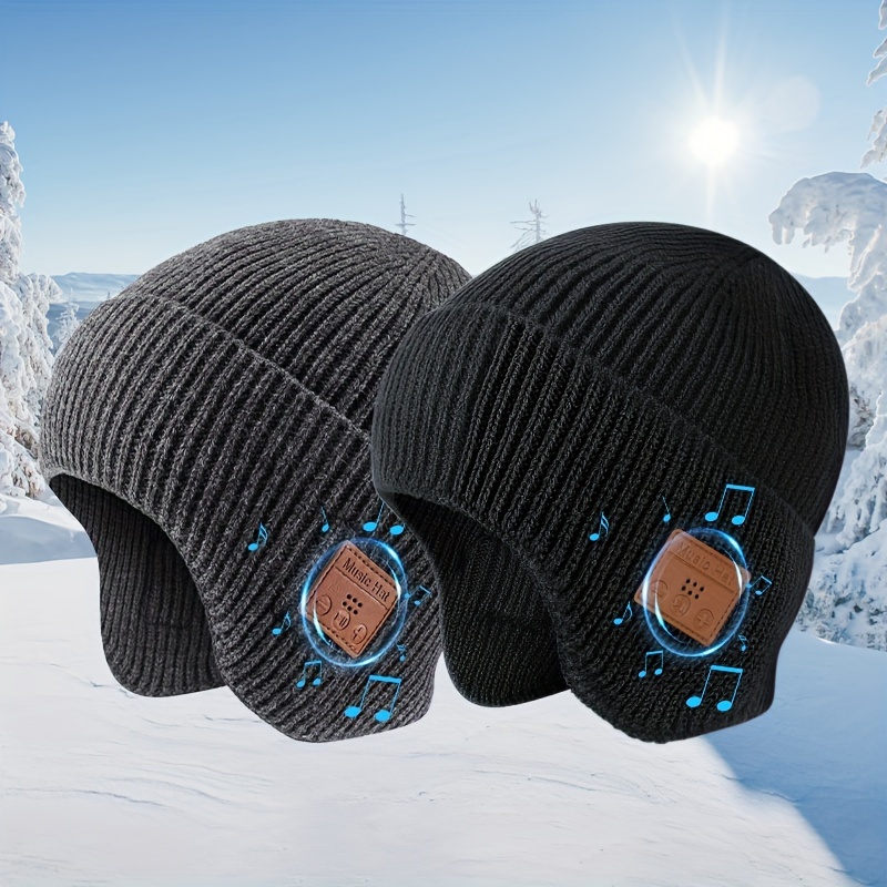 Wireless Headband Headphones Muffs, Earphone Warmer Earmuffs, Bluetooth Ear  Warmer Music Men's Women Winter Thick Casual Cap