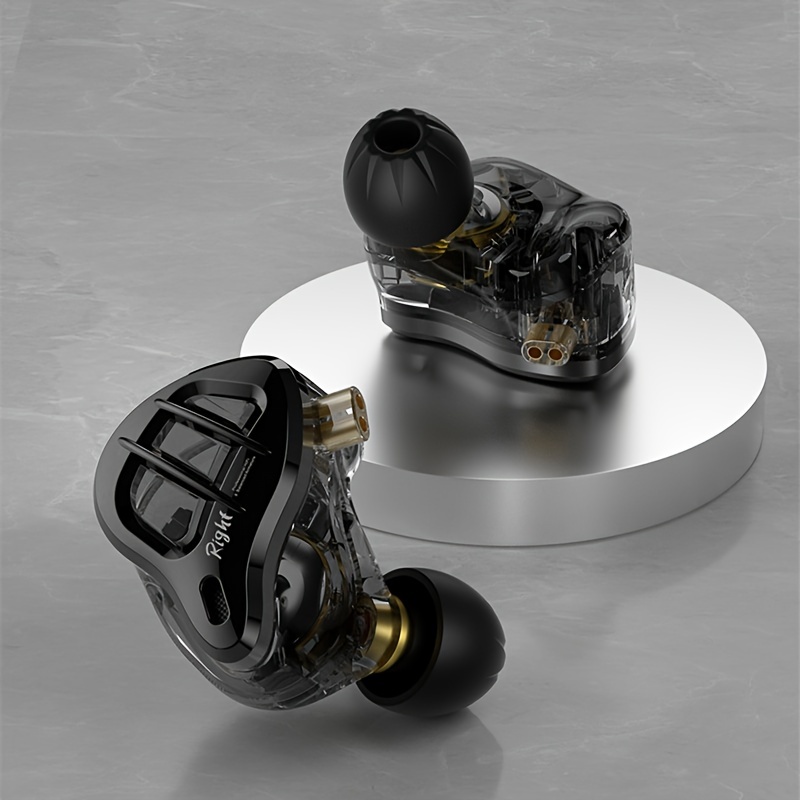 KZ ZSN PRO X Auricular con 1BA y 1DD, auriculares KZ de alta fidelidad en  el oído de alta resolución con monitor de oído (con micrófono, azul)