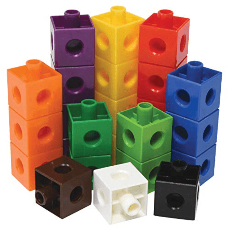 Blocs de liens de cubes de 100 pièces : blocs de construction de cubes  assemblés amusants pour les enfants, éducation précoce,  Halloween/Thanksgiving/cadeau de Noël - Temu France
