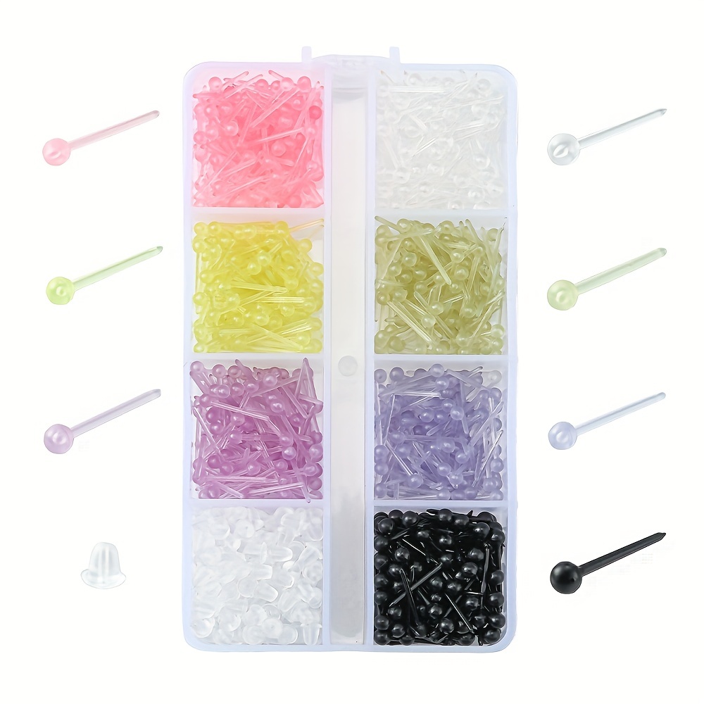 60 PCS Full-Cover Silicone Earring Backs for Studs