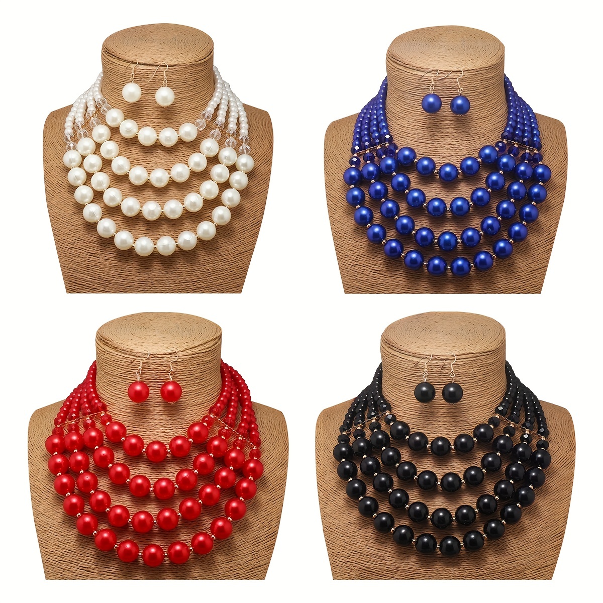 Most Popular Fashion Gold Bead Necklace Jewelry Set China, 41% OFF