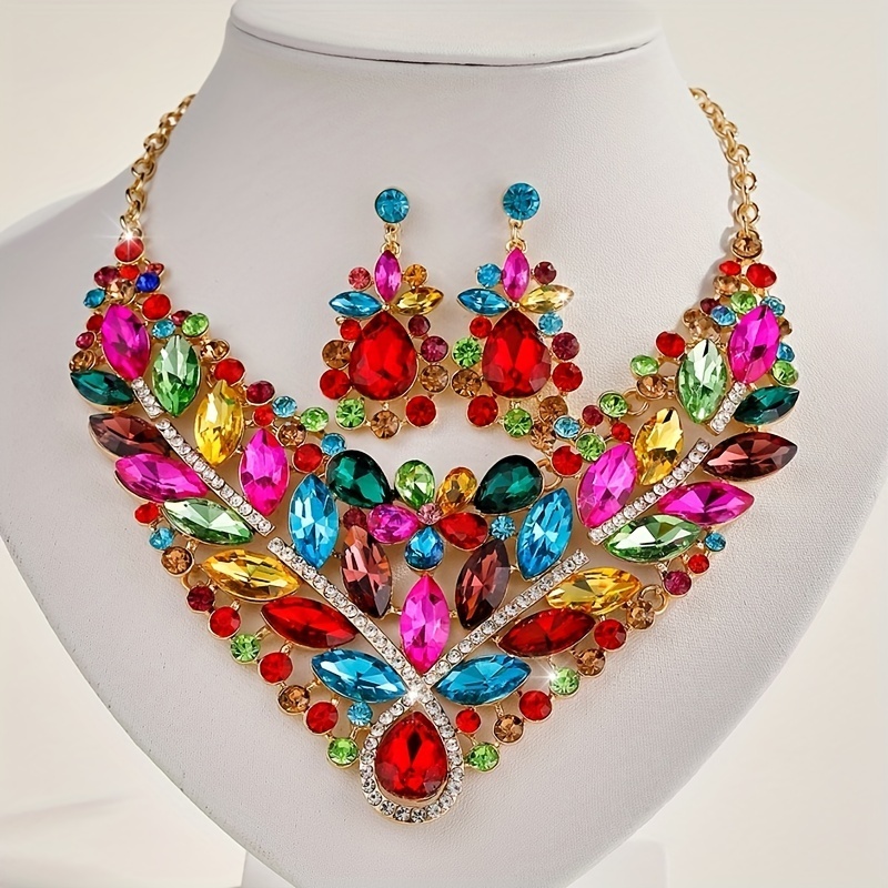 Crystal deals necklace design