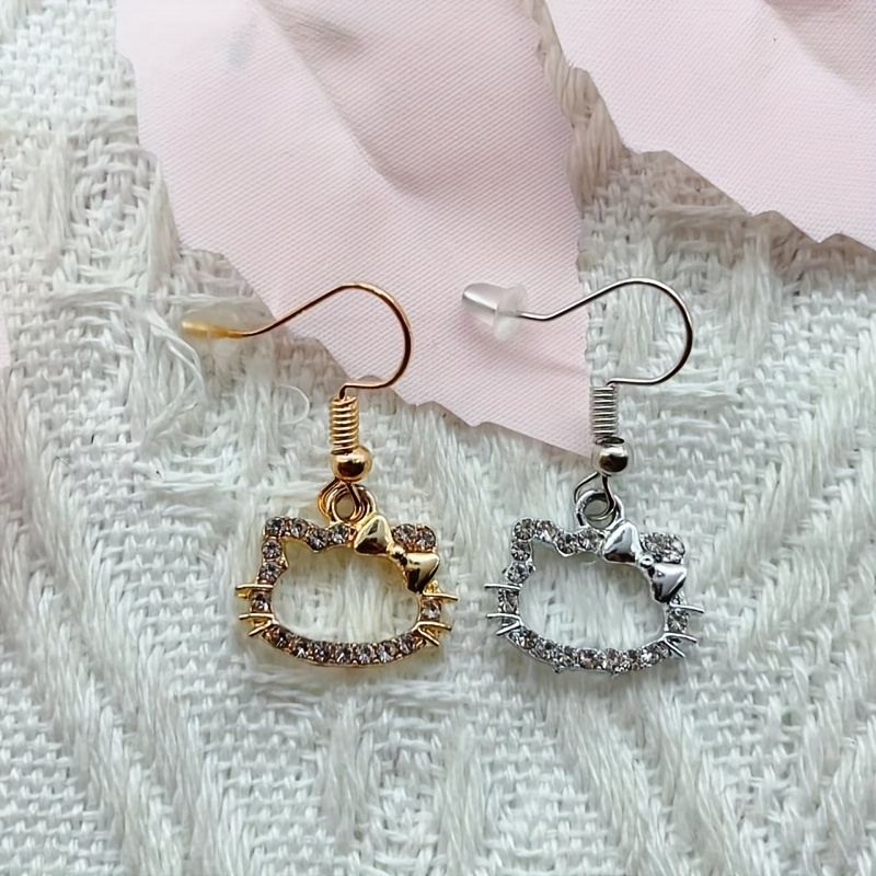 Hello kitty store dangle earrings