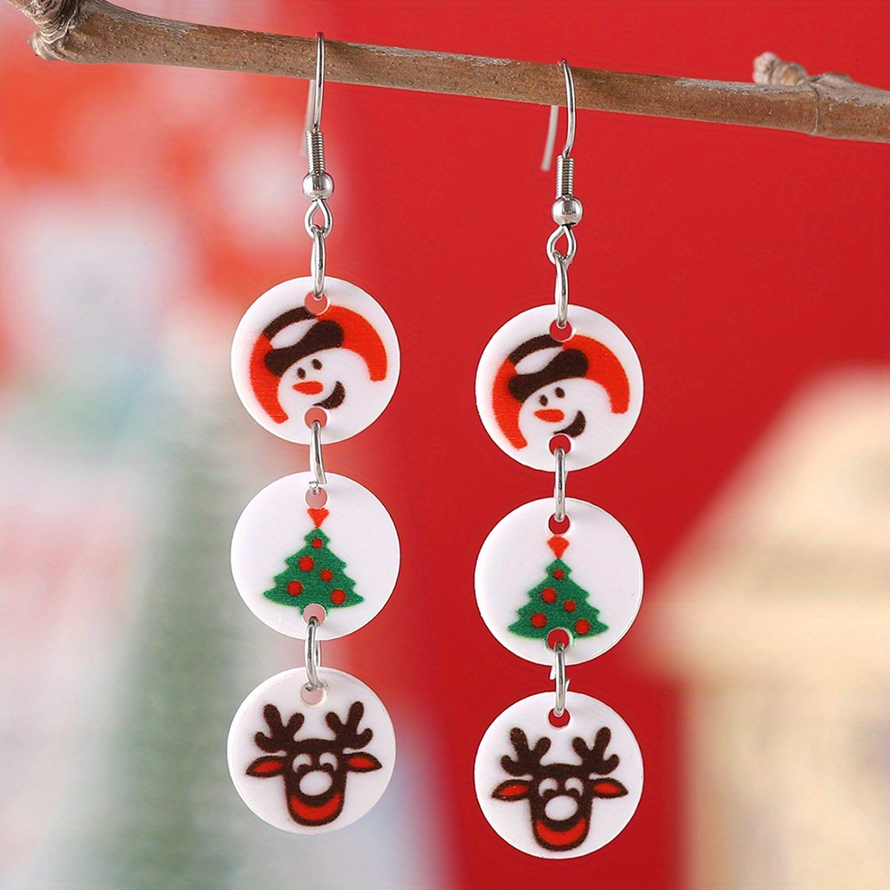 Avon snowman deals earrings