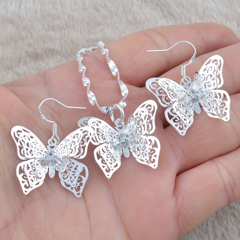 Butterfly Jewelry Set - Temu