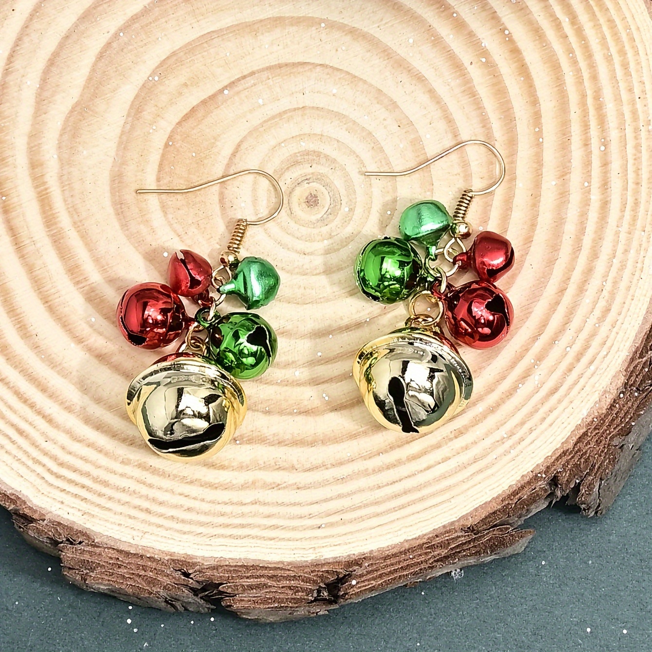 Christmas Theme Colorful Jingle Bell Charm Bracelet Party - Temu