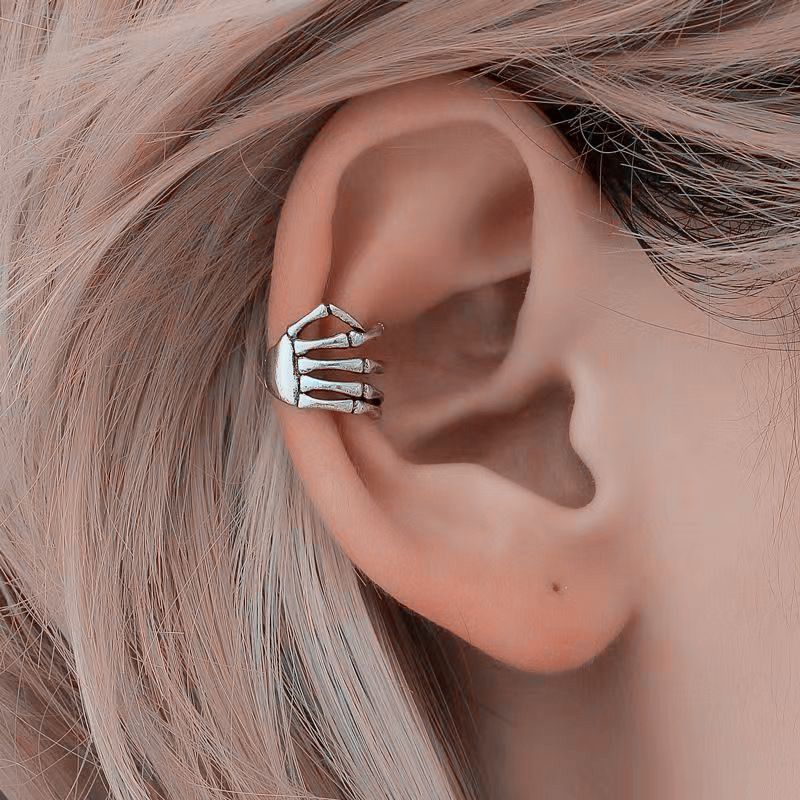 Fashionable and Popular 3pcs Men Minimalist Ear Cuff Stainless Steel Punk  Hip Pop Style for Jewelry Gift and for a Stylish Look