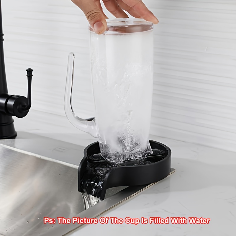 Kitchen Sink High Pressure Automatic Cup Washer Coffee Pot Wine Glass Washer  Home Bar Hotel Kitchen Cup Washer