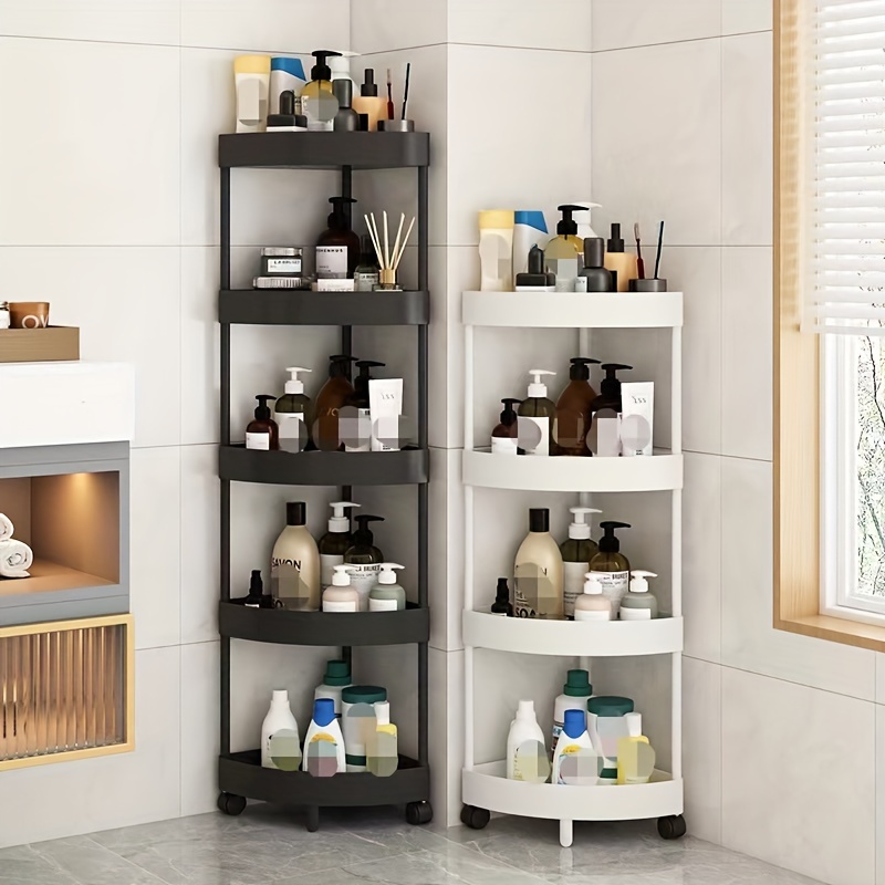 Almonta Bathroom Corner Shelves Ebern Designs Color: Brown