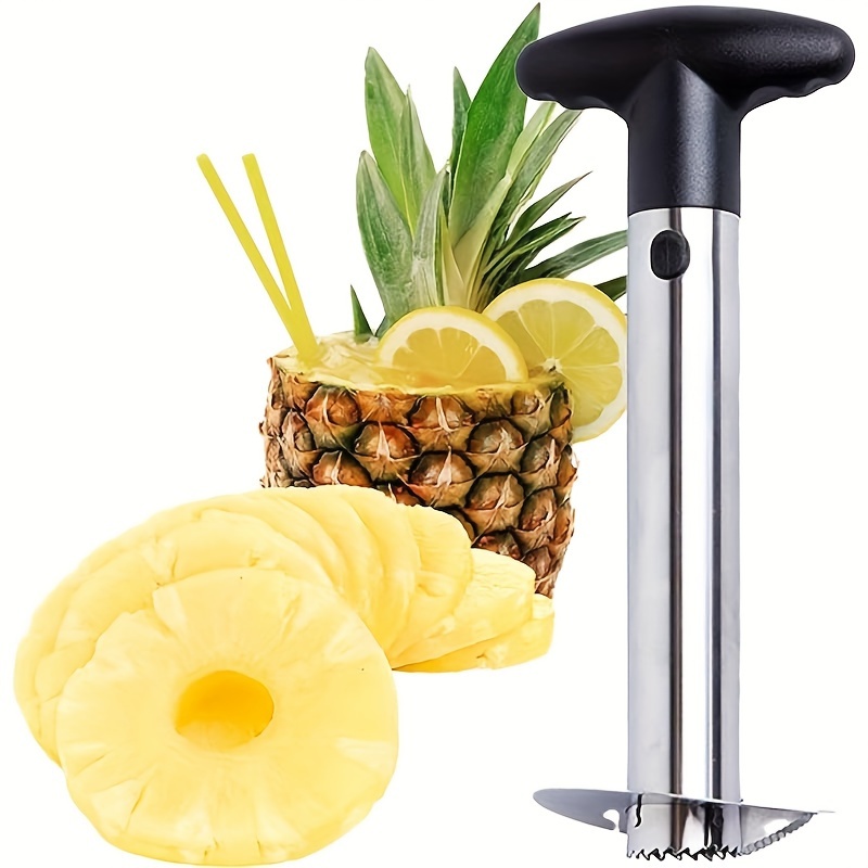 Fruits Outils En Acier Inoxydable Ananas Éplucheur Cutter Trancheuse Corer  Peel Core Couteau Gadget Cuisine Fournitures Du 2,02 €