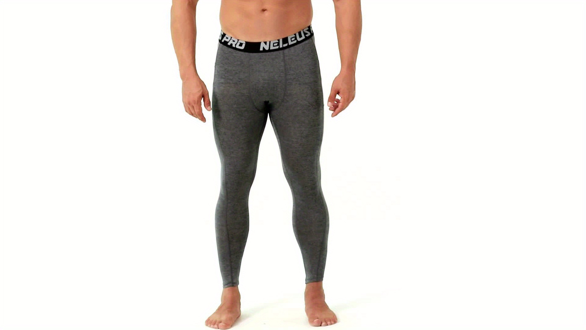 NELEUS Mens Dry Fit Compression Pants Workout Running Leggings