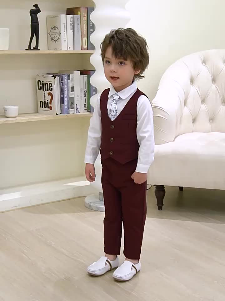 Comprar Conjunto de ropa para niño pequeño, traje deportivo blanco