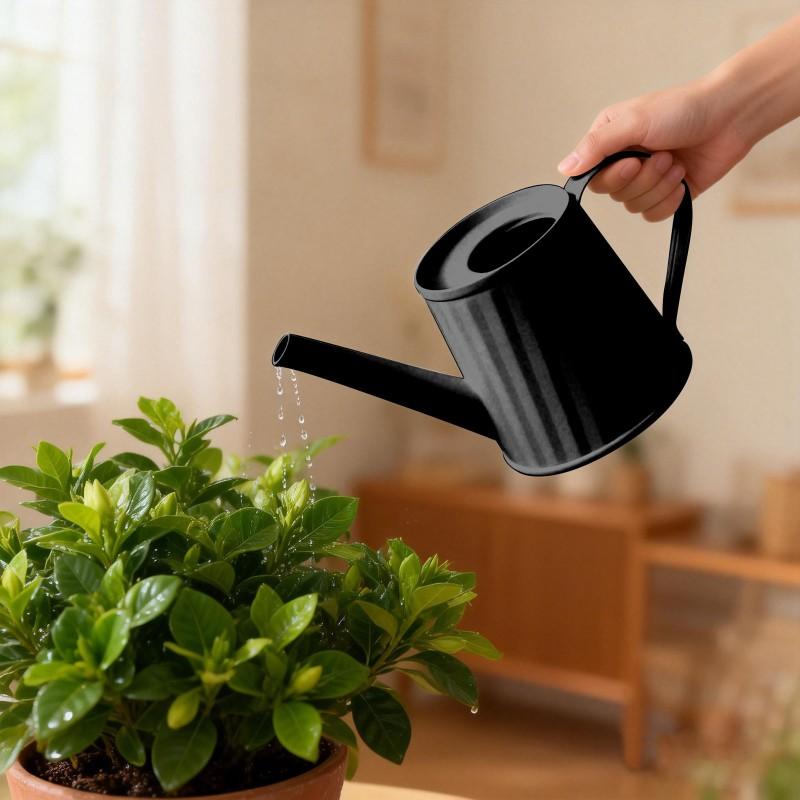 Mini Watering Can with Comfortable Grip, Portable Indoor Outdoor Small Watering Can, Dual-Purpose As Decorative Flowerpot & Watering Can, Versatile Tin Watering Can for Plants, Effortless Watering with Comfortable Handle And Elegant Craftsmanship