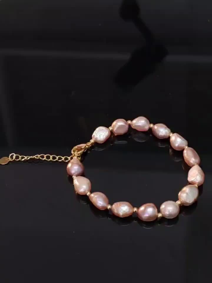 Vintage Freshwater Pearl Bracelet Adjustable Length