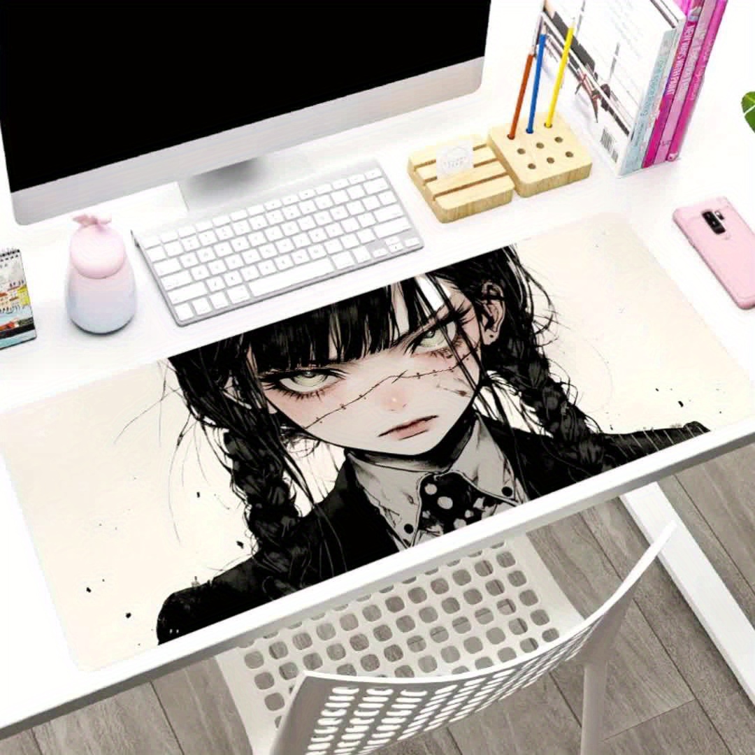 Anime couple hd kiss maid Custom Gaming Mat Desk