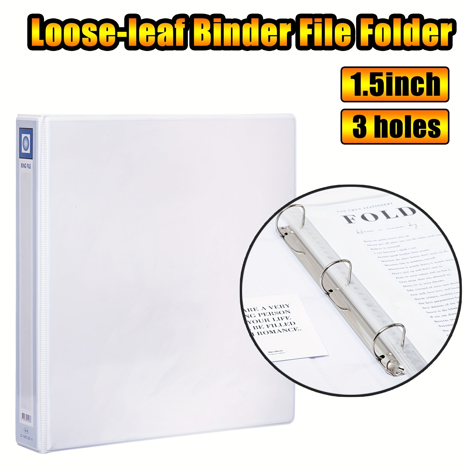 A4 Binder D-Type Punch Folder Office Storage File Ring Waterproof Test  Paper Data Storage Folder 4 Hole Binder Learning Supplies - AliExpress