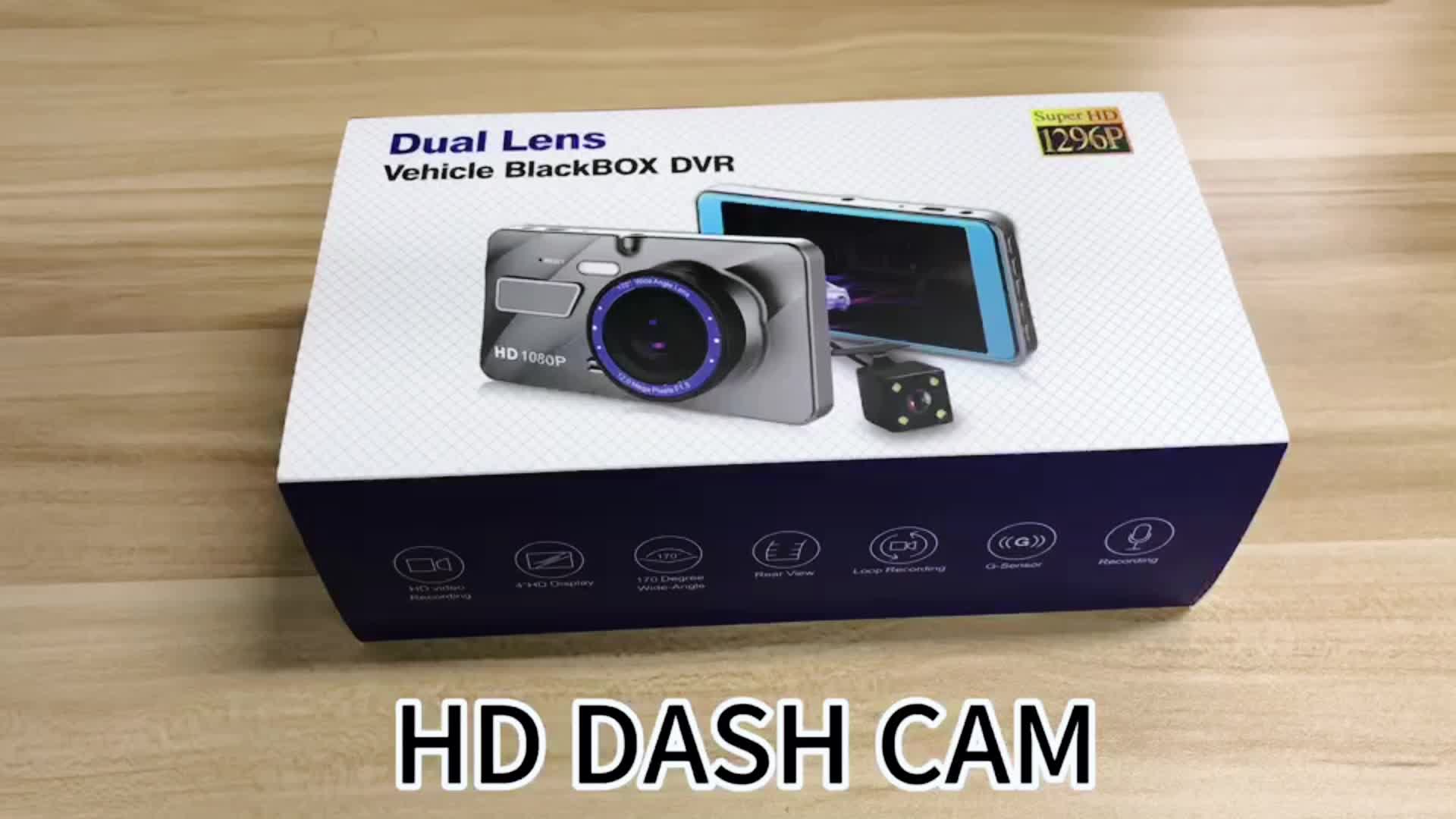 Car DVR 4.0 Full HD 1080P Dash Cam Rear View Vehicle Camera Drive Video  Recorder Night Vision Auto Black Box Parking Monitor(32G TF Card) (DVR No  Rear Camera) 