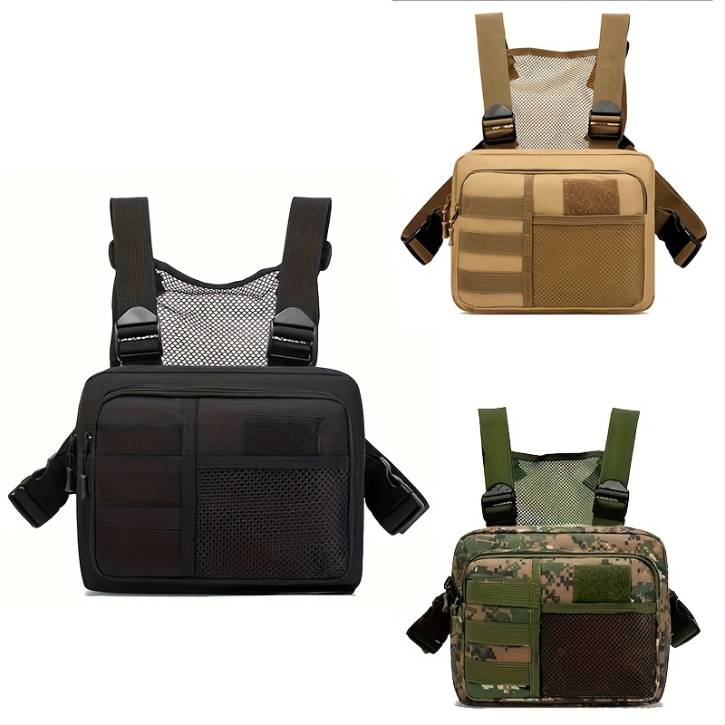 Chest Rig Vest Bag Multifunctional Waterproof Wear resistant