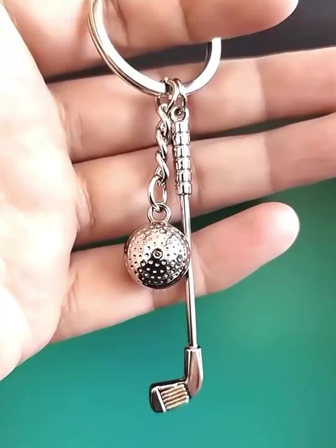 Fun Golf Themed Keychains