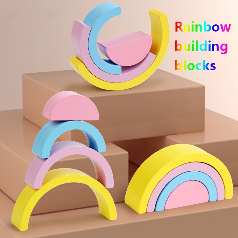 Rainbow Stacking Toy - Temu