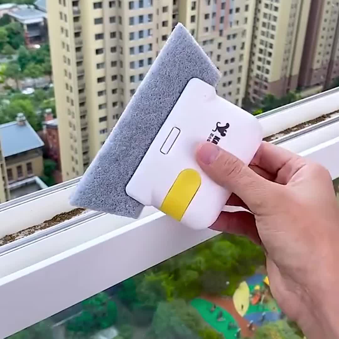 Wonderlife Portable Home Cleaning Window Sill Window Slot Gap Cleaning Brush  Groove Small Brush Squeegee Flooring