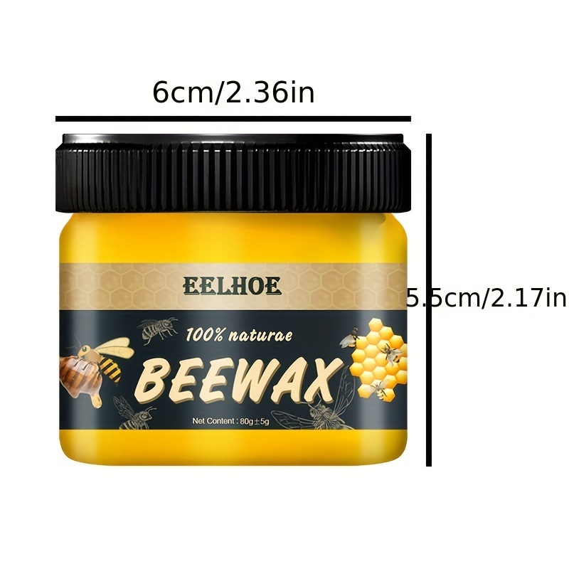  PIPIHUA Pulidor y acondicionador de cera de abeja para muebles de  madera, cera impermeable y reparadora, limpiador de madera multiusos y  esmalte de muebles (2 x 3.53 oz con 4 esponjas) 