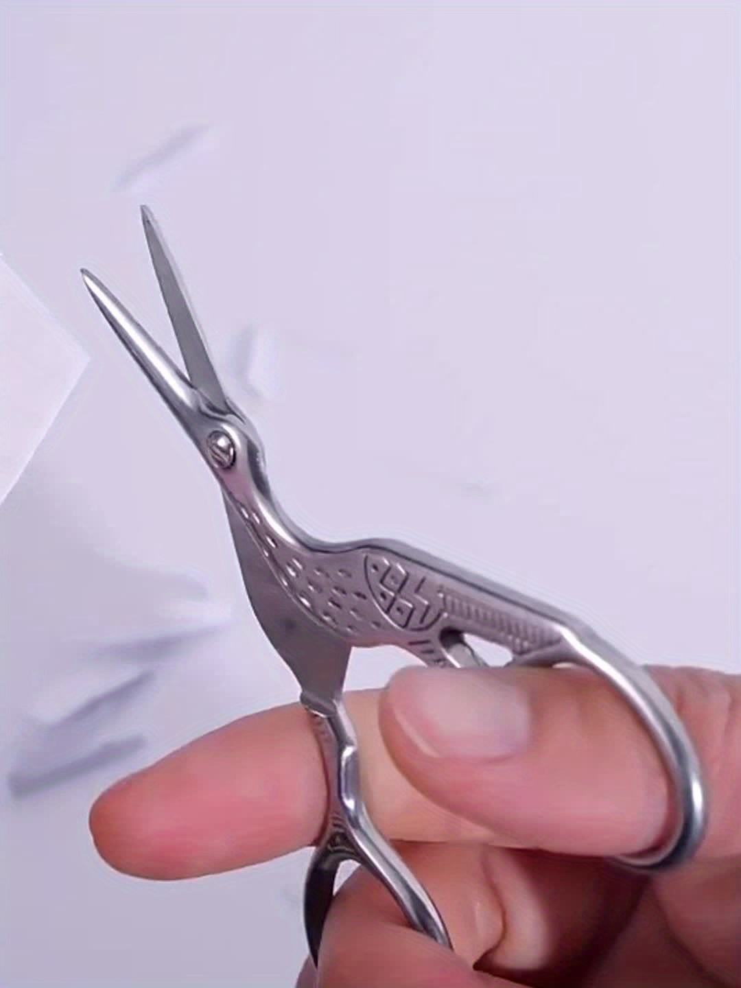 Stainless Steel Gilded Crane Scissors Retro Bird Scissors - Temu Germany