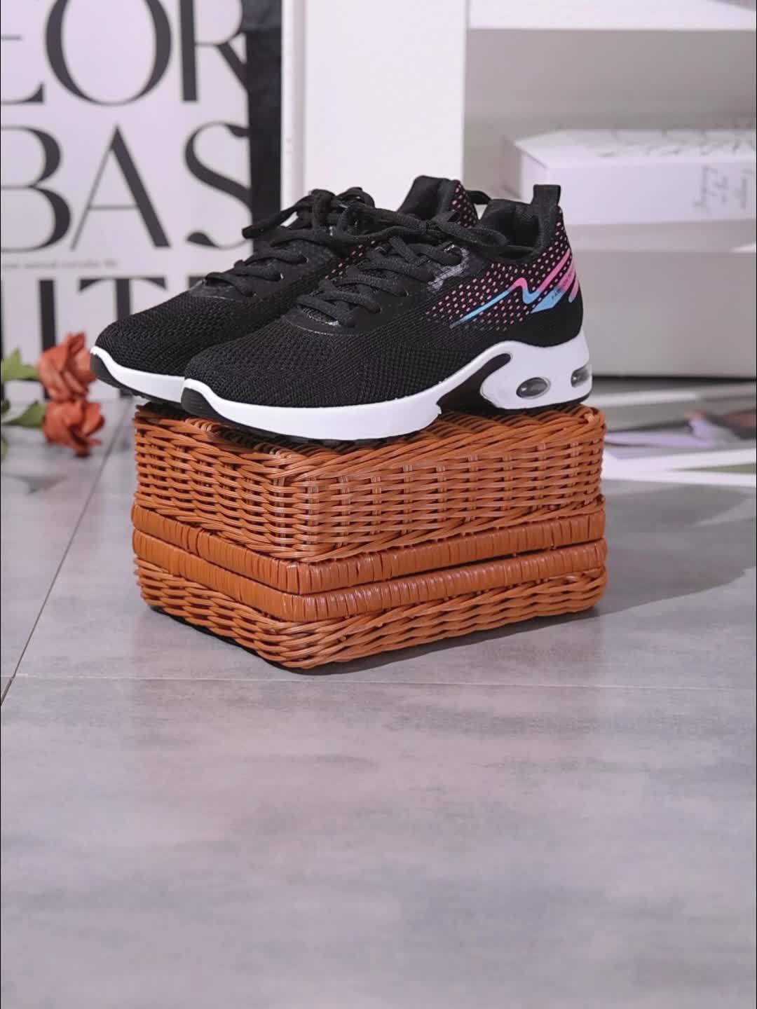 Tenis deportivos transpirables para mujer, zapatos casuales con cordones para exteriores, cómodos tenis bajos en tallas plus - Imagen 12