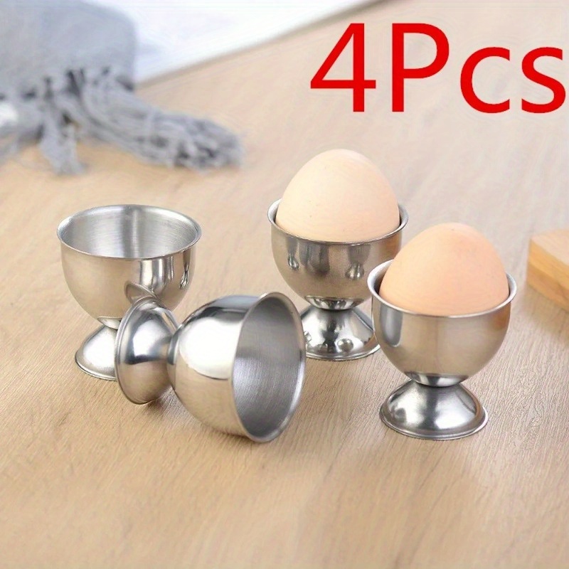 Huevera De Acero Inoxidable, 6 Piezas Hueveras para Huevos Cocidos, Egg  Cups, Hueveras, Soporte Huevos para Huevos De Pascua para Huevos Pasados  ​​por Agua Peso Ligero : : Hogar y cocina