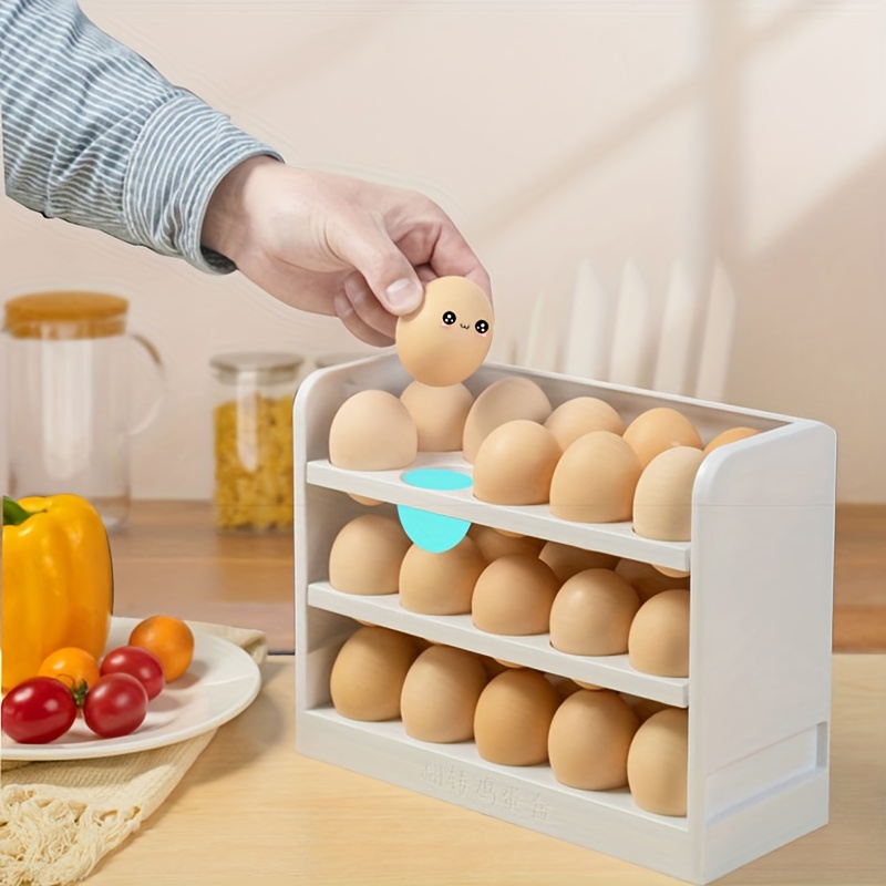 Caja De Almacenamiento De Huevos Del Refrigerador - Temu