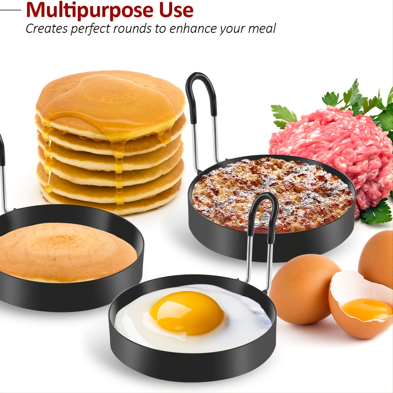 Steel Double Pan The Perfect Pancake Maker Nonstick Easy To - Temu