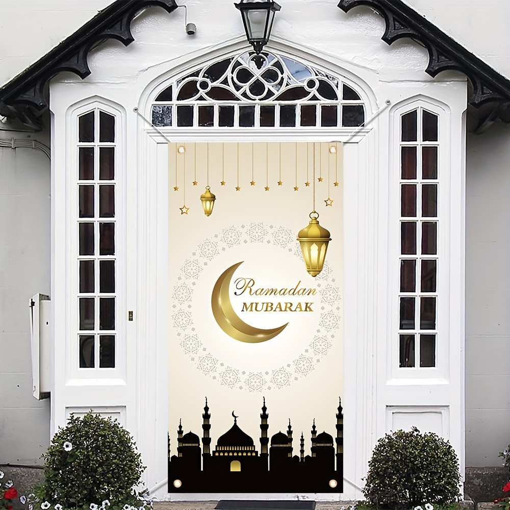 Ramadan Mubarak Eid Decorazioni, Ramadan Mubarak Banner Luna Stelle  Ghirlanda per Eid Festival Party Supplies, Ramadan Kareem Decor :  : Casa e cucina