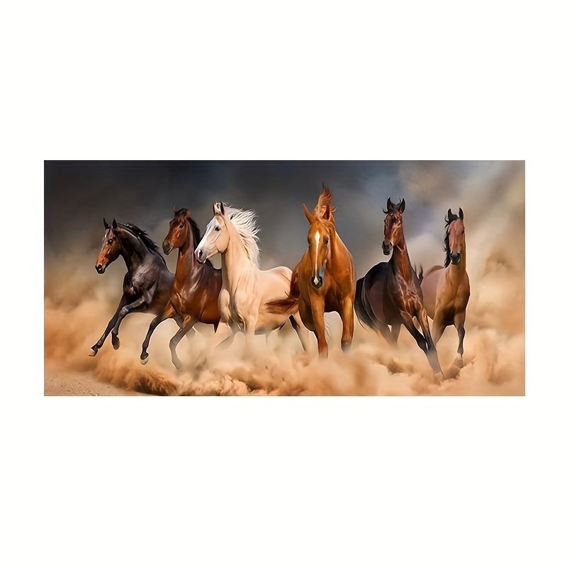 Mountain Horses, 5D Diamond Painting Kits