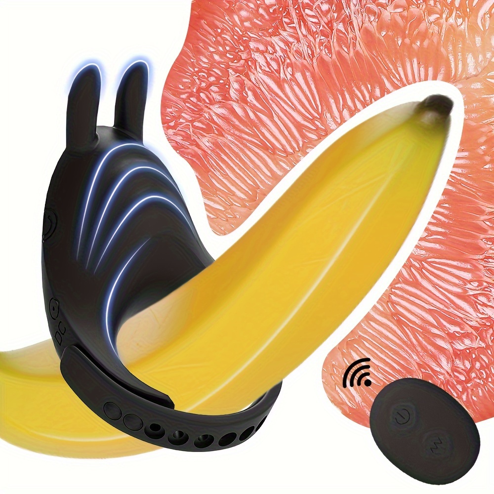 Anillo Vibrador Para El Pene Con Vibrador Clitoriano, Anillo Para El Pene  Que Bloquea El Esperma Con Lengua Que Lame Para El Placer Del Orgasmo, Jugue