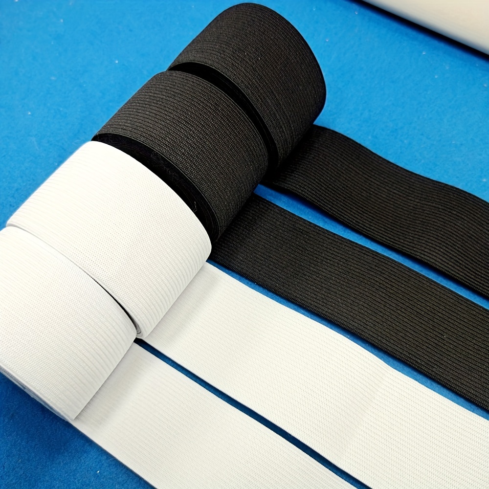 1 Yard Adjustable Elastic Tape,Buttonhole Elastic Band for Sewing-Elastic  Band for Tutu Skirt-Elastic Ribbon for Sewing Craft-Elastic Band for