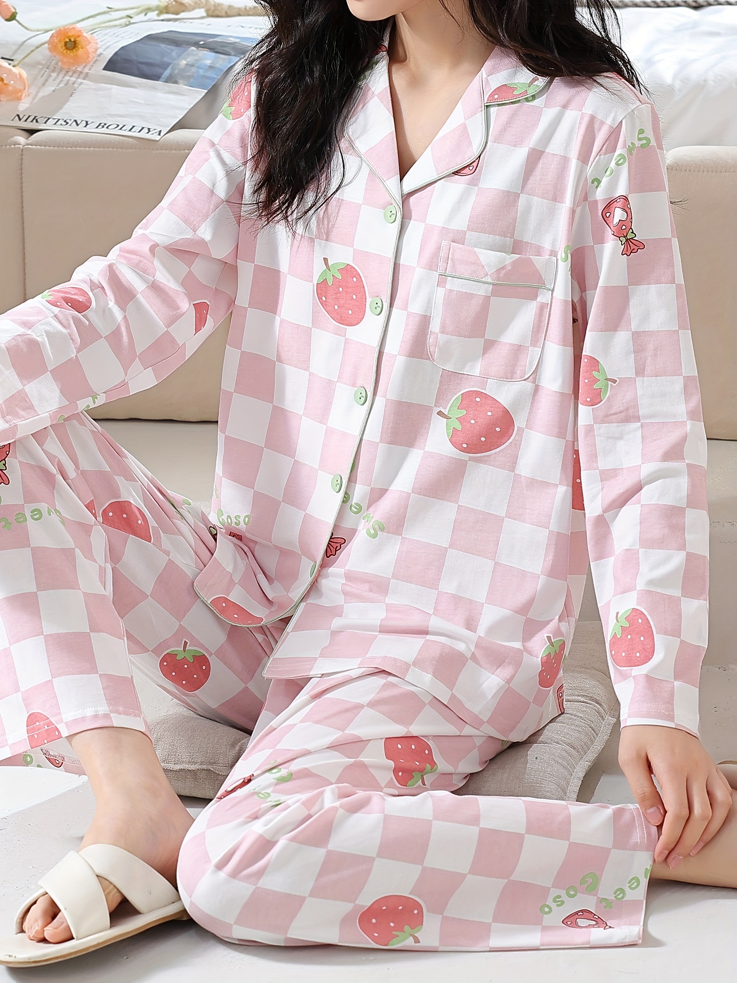 Cute Pajamas Set Sleeveless Lace Trim Pajama Top Elastic - Temu