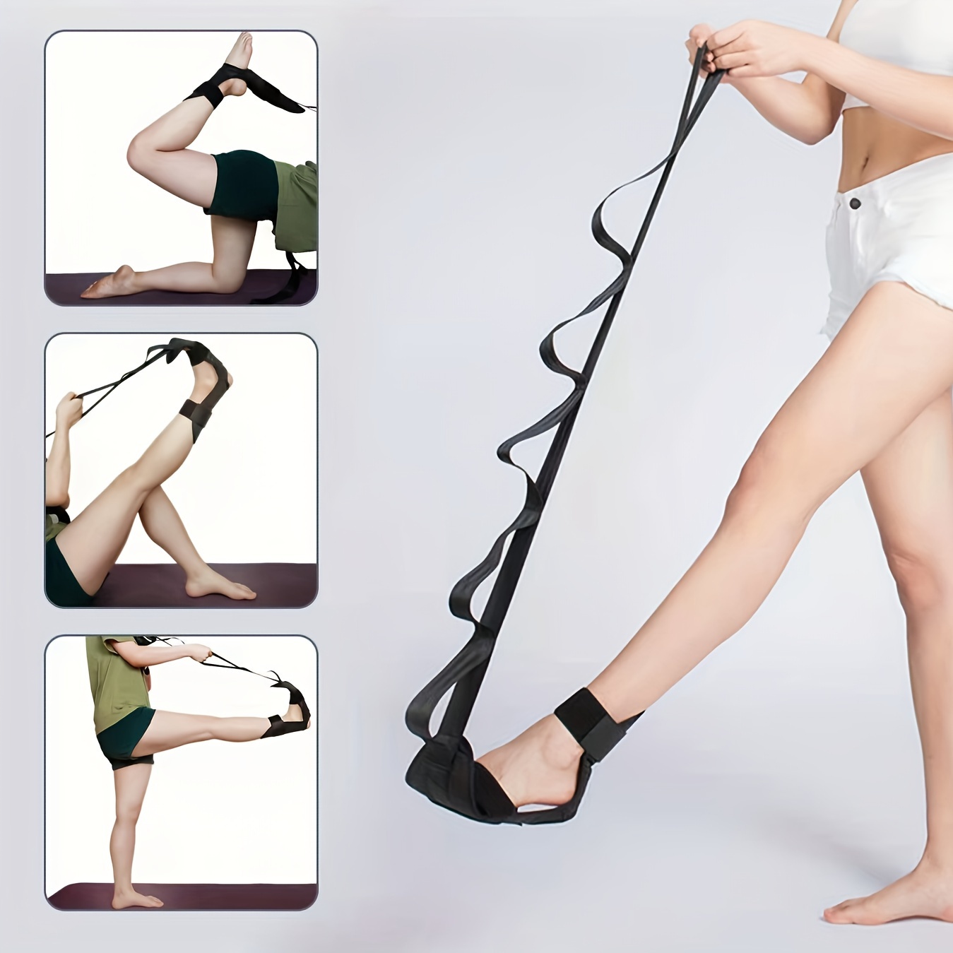 Yoga Stretching Strap Leg Stretcher Plantar Fascia Stretcher - Temu Canada