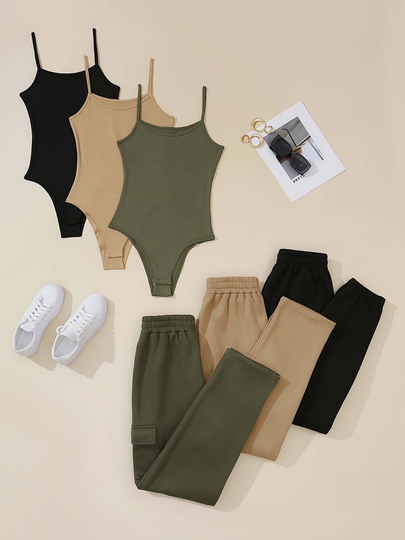 Bodysuit Pant Outfit - Temu