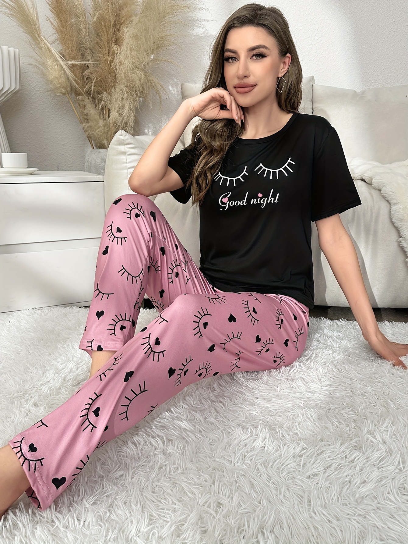 Black Pajamas For Women - Temu Canada