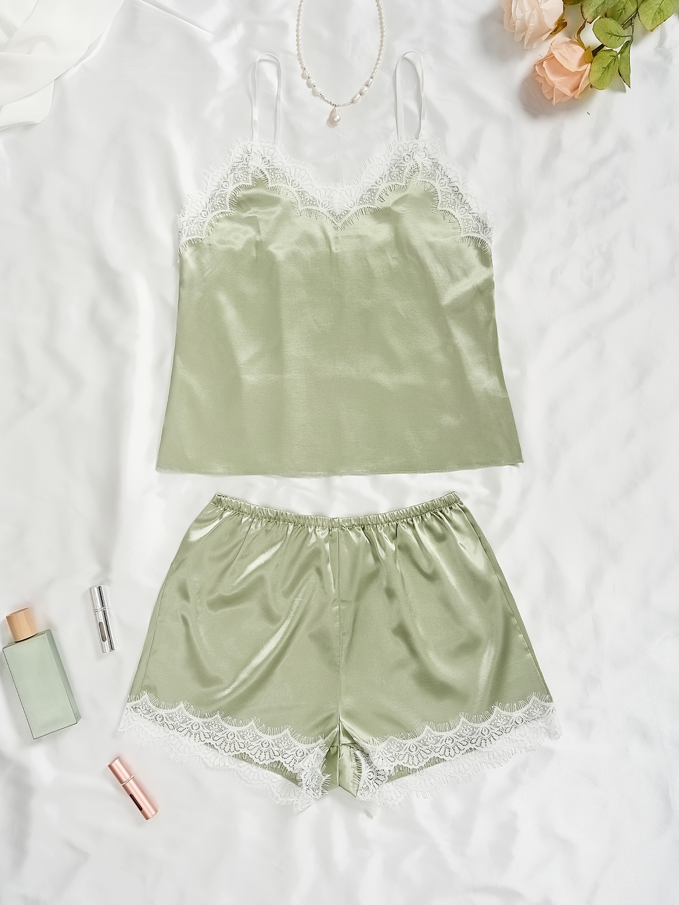 Lace Loungewear Set - Temu